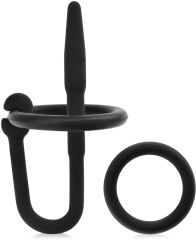 SILIKONOWY DILATOR + DWA PIERŚCIENIE EREKCYJNE ZATYCZKA CEWKI MOCZOWEJ - 79880297