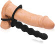 DILDO KOREK ANALNY Z PIERŚCIENIAMI DO PODWÓJNEJ PENETRACJI - 76789321 - 3