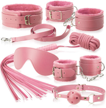 DUŻY SKÓRZANY ZESTAW AKCESORIÓW BDSM - 71355622