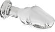 SZKLANY KOREK ANALNY, PLUG DO ODBYTU W KSZTAŁCIE DUŻEGO, MĘSKIEGO ŻOŁĘDZIA - 77280432 - 2