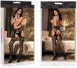 SEXY GARTER STOCKING POŃCZOCHY Z PASEM BIELIZNA DAMSKA – 73045727 - 4