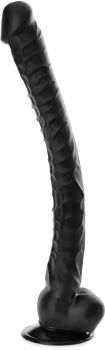 SZTUCZNY PENIS - DŁUGI 42 CM - DONG, ŻELOWE DILDO NA PRZYSSAWCE - 76175575