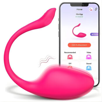WIBRUJĄCE JAJKO STEROWANE APLIKACJĄ DAMSKI WIBRATOR APP STEROWANY SMARTFONEM - 87678899