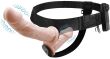 STRAP ON WIBRUJĄCY PODWÓJNY PENIS DILDO PROTEZA NA PASKU WIBRATOR DAMSKI DLA PAR - 76618839 - 2