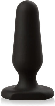 JEDWABIŚCIE GŁADKI SILIKONOWY KOREK 7cm - BLACK MONT CCL 46012