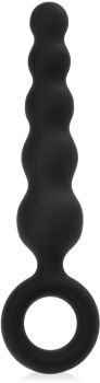 SILIKONOWA SONDA ANALNA KULKOWY ANAL PLUG Z PĘTELKĄ - 76130555