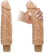 DUŻY WIBRATOR ŻELOWY PENIS Z ŻYŁKAMI – 71062705 - 4