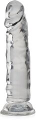 ŻELOWY PENIS 15 cm DILDO Z PRZYSSAWKĄ DO ANUSA LUB WAGINY - 77854371
