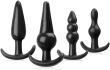 4 KORKI ANALNE RÓŻNE ROZMIARY I KSZTAŁTY SEX KOMPLET – 77717354 - 3