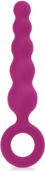 SILIKONOWA SONDA ANALNA KULKOWY ANAL PLUG Z PĘTELKĄ - 73770359