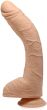 DUŻY WYGIĘTY PENIS G-SPOT ELASTYCZNE DILDO NA MOCNEJ PRZYSSAWCE 27 cm - 71152492 - 5