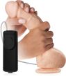 ROTACYJNY WIBRATOR NA PRZYSSAWCE REALISTYCZNE DILDO Z PILOTEM - 74720431 - 3