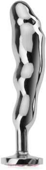 STALOWE DILDO ANALNE OZDOBNA ZATYCZKA KOREK ANAL PLUG - 77222297