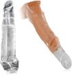 ŻELOWA PRZEDŁUŻKA +6,5 CM NAKŁADKA POWIĘKSZAJĄCA PENISA - 72854264 - 3
