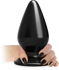 WIELKI KOREK ANALNY XXL ANAL PLUG PENETRATOR ODBYTU NA PRZYSSAWCE - 74765681