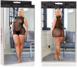 MINI SUKIENKA XL-XXXL SEX HALKA PODNIECAJĄCA BIELIZNA EROTYCZNA PLUS SIZE - 73537022 - 4