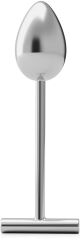 STALOWY KOREK ANALNY Z DŁUGĄ RĄCZKĄ ANAL PLUG DO PIESZCZOT ODBYTU - 76489013