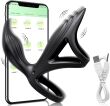 PIERŚCIEŃ WIBRACYJNY NA EREKCJĘ Z DODATKOWYM BODŹCEM - STYMULATOR DLA PAR -  STEROWANY TELEFONEM BLUETOOTH - 56466678 - 3