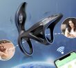 PIERŚCIEŃ WIBRACYJNY NA EREKCJĘ Z DODATKOWYM BODŹCEM - STYMULATOR DLA PAR -  STEROWANY TELEFONEM BLUETOOTH - 56466678 - 7