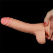 MEGA REALISTYCZNY SEX PENIS DILDO Z RUCHOMĄ SKÓRKĄ sliding-skin MOCNĄ ODKRĘCANA PRZYSSAWKĄ - 87875436 - 7