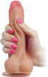 MEGA REALISTYCZNY SEX PENIS DILDO Z RUCHOMĄ SKÓRKĄ sliding-skin MOCNĄ ODKRĘCANA PRZYSSAWKĄ - 87875436 - 16