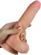 MEGA REALISTYCZNY SEX PENIS DILDO Z RUCHOMĄ SKÓRKĄ sliding-skin MOCNĄ ODKRĘCANA PRZYSSAWKĄ - 87875436 - 18