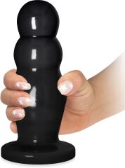 GRUBY ŻELOWY KOREK ANALNY WIELKIE DILDO MAX 6 CM ŚREDNICY - 69873625