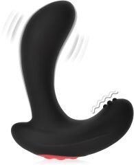 POMPOWANY MASAŻER PROSTATY ANAL PLUG WIBRATOR ANALNY - 10 INTENSYWNYCH FUNKCJI - 75177982