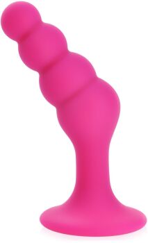 KULKOWY KOREK ANALNY ANAL PLUG DLA NIEJ I DLA NIEGO WTYCZKA Z PRZYSSAWKĄ - 72809988