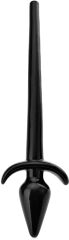 DWUSTRONNY KOREK DILDO ANALNE PENIS Z OGONKIEM DŁUGI 30cm BUTT PLUG - 77756001