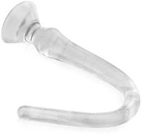 ELASTYCZNY KOREK ANALNY SONDA ANALNA PENIS DILDO DO ANUSA DŁ 28,5cm Z PRZYSSAWKĄ - 87899762