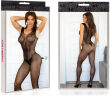 OBCISŁE BODYSTOCKING Z OTWARTYM KROKIEM SEX BIELIZNA Z SIATECZKI - 75598001 - 3