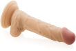 MIĘKKIE DILDO REALSITYCZNY PENIS SZTUCZNY CZŁONEK Z PRZYSSAWKĄ + ŻEL POSLIZGOWY LUBYKANT - 75432244 - 2