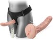 PUSTA PROTEZA POWIĘKSZAJĄCA PENISA STRAP-ON Z WIBRACJAMI I POCHWĄ – 79551515 - 3