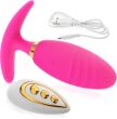 WIBRUJĄCY KOREK ANALNY ANAL PLUG STEROWANY PILOTEM - 10 FUNKCJI + 6 INTENSYWNOŚCI - 75321636 - 2