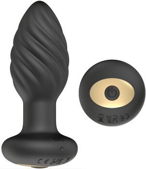 WIBRUJĄCY KOREK ANALNY WIBRATOR STEROWANY SMARTFONEM APP ANAL BUTT PLUG - 89876572