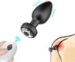 WIBRUJĄCY KOREK ANALNY WIBRATOR Z PILOTEM ZDALNIE STEROWANY ANAL PLUG - 78678990 - 9