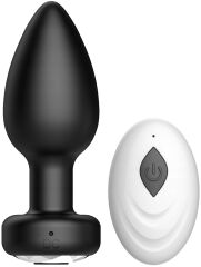 WIBRUJĄCY KOREK ANALNY WIBRATOR Z PILOTEM ZDALNIE STEROWANY ANAL PLUG - 78678990