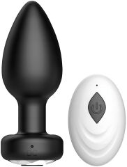 WIBRUJĄCY KOREK ANALNY WIBRATOR Z PILOTEM ZDALNIE STEROWANY ANAL PLUG - 78678990