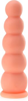 KULKOWE DILDO ANALNE GRUBY KOREK ANAL PLUG Z PRZYSSAWKĄ - 78719250