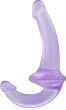 STRAP ON BEZ PASÓW - DWA PENISY DO POCHWY I ANUSA PODWÓJNE DILDO 2w1 – 78689888  - 2