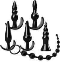 ANALNY ZESTAW DO PIESZCZOT ODBYTU - 5x ANAL PLUG + SONDA - 75923590