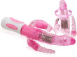 PRETTY BUNNY – ROTACYJNY WIBRATOR ŻELOWY ZE STYMULATORAMI ANUSA I ŁECHTACZKI – 86788202 - 4