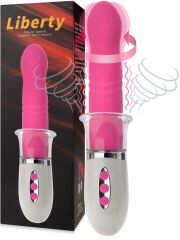 SSĄCY WIBRATOR ROTACYJNY Z WYPUSTKAMI - 6 FUNKCJI WIBRACJI + 5 FUNKCJI SSANIA - 72322499