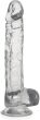 DUŻY PENIS 29 cm NA MOCNEJ PRZYSSAWCE REALISTYCZNE DILDO Z JĄDRAMI - 79072768 - 3