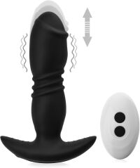 WIBRATOR ANALNY POSUWISTY MŁOT 7 FUNKCJI STEROWANY PILOTEM - 72717600