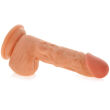 Dildo realistyczne sztuczny penis z jądrami 18 cm cielisty - 77190924 - 3