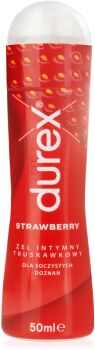 DUREX STRAWBERRY 50 ml - ŻEL INTYMNY TRUSKAWKOWY LUBRYKANT SMAKOWY - 79065557