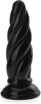 KRĘCONE DILDO ANALNE I POCHWOWE Z PRZYSSAWKĄ SEX PENIS KOREK DO ANUSA BUTT PLUG - 33368189