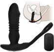 DWUSILNIKOWY POSUWISTY MASAŻER PROSTATY Z PIERŚCIENIEM EREKCYJNYM 12 FUNKCJI + TURBO - 73024058 - 12